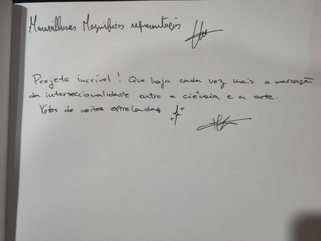 Mensagem de visitante